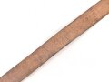 Zweidornkoppel für Offiziere des Heeres. Ungeschwärztes Leder, Höhe 49mm, Gesamtlänge 118cm