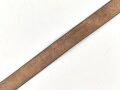 Zweidornkoppel für Führer von Parteiverbänden. Braunes Leder, Höhe 45mm, die Schließe  und der Riemen mit RZM Markierung.  Gesamtlänge 114cm