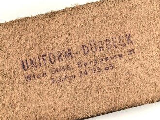 Deutschland nach 1945, Zweidornkoppel für Offiziere zum Beispiel des Bundesgrenzschutz. Höhe 45mm, Gesamtlänge 116cm