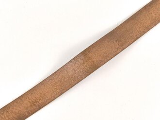 Koppelriemen für Angehörige von Parteiverbänden. Ungeschwärztes Leder, Gesamtlänge 95cm,  defekt