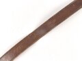 Koppelriemen für Angehörige von Parteiverbänden. Ungeschwärztes Leder, Gesamtlänge 95cm,  defekt
