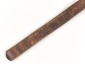 Koppelriemen für Angehörige von Parteiverbänden. Ungeschwärztes Leder, Gesamtlänge 95cm,  defekt