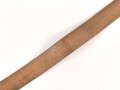 Koppelriemen für Angehörige von Parteiverbänden. Ungeschwärztes Leder, Gesamtlänge 95cm,  defekt