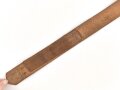Koppelriemen für Angehörige von Parteiverbänden. Ungeschwärztes Leder, Gesamtlänge 95cm,  defekt