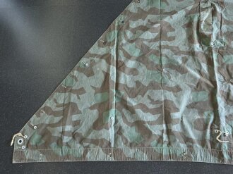 Zeltbahn 31 Wehrmacht. getragenes Stück, farbfrisch, mit zusätzlichen , angenieteten Knöpfen versehen