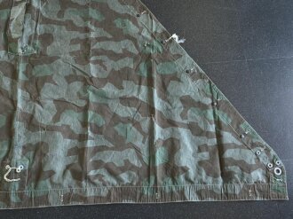 Zeltbahn 31 Wehrmacht. getragenes Stück, farbfrisch, mit zusätzlichen , angenieteten Knöpfen versehen