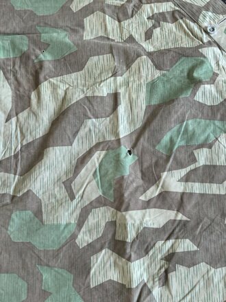 Zeltbahn 31 Wehrmacht. getragenes Stück mit Reichsbetriebsnummer