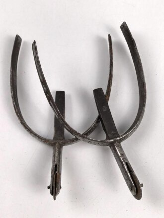 Paar Sporen für Offizierstiefel der Wehrmacht.