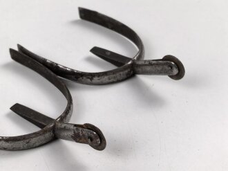 Paar Sporen für Offizierstiefel der Wehrmacht.