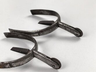Paar Sporen für Offizierstiefel der Wehrmacht.
