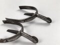Paar Sporen für Offizierstiefel der Wehrmacht.