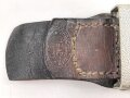 Polizei III.Reich. Koppelschloss für Mannschaften und Unteroffiziere von Dransfeld & Co. Menden 1940. Rückseite wirkt schwammig geprägt, muß bei dem Hersteller so sein..