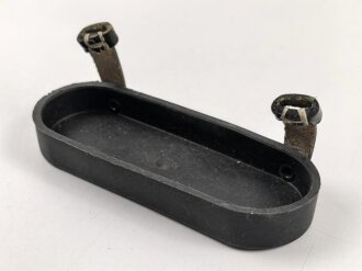 Regenschutzdeckel für Dienstglas 6 x 30 Wehrmacht. Weicher, schwarzer Gummi, sehr guter Zustand