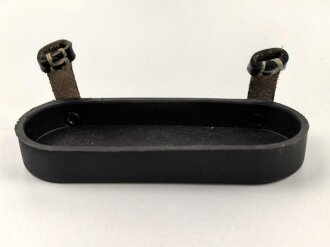 Regenschutzdeckel für Dienstglas 6 x 30 Wehrmacht. Weicher, schwarzer Gummi, sehr guter Zustand