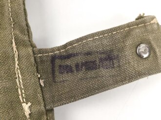 Brotbeutel  für Angehörige des Heeres. Getragenes Stück , mit Reichsbetriebsnummer