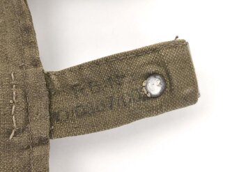 Brotbeutel  für Angehörige des Heeres. Getragenes Stück , mit Reichsbetriebsnummer