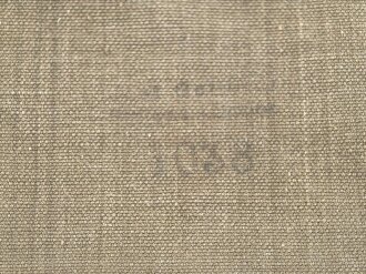 Reichsarbeitsdienst, Brotbeutel des Arbeitsmann August Gehring. Kammerstück in gutem Zustand