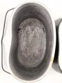 Kochgeschirr alter Art, wohl für Angehörige der verfügungstruppe. Zusammengehörig, " RZM M6 / 33-38" gestempelt. Feldgrauer Originallack