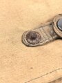 Paar Handschuhe für Kradmelder der Wehrmacht. Sandfarbenes, relativ dünnes Material, datiert 1943. Habe ich noch nie gesehen