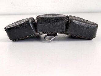 Patronentasche zum K98 Wehrmacht ( für 6 Ladestreifen) Datiert 1940, angetrocknetes leder