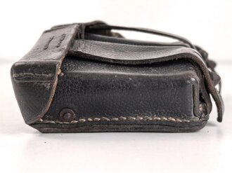 Patronentasche zum K98 Wehrmacht ( für 6 Ladestreifen) Datiert 1940, angetrocknetes leder