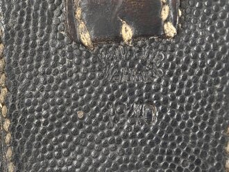 Patronentasche zum K98 Wehrmacht ( für 6 Ladestreifen) Datiert 1940, angetrocknetes leder