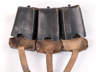 Patronentasche zum K98 Wehrmacht ( für 6 Ladestreifen) Guter Gesamtzustand,  datiert 1944