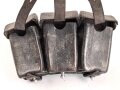 Patronentasche zum K98 Wehrmacht ( für 6 Ladestreifen) Ungeschwärztes Stück, datiert 1938