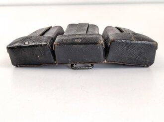 Patronentasche zum K98 Wehrmacht ( für 6 Ladestreifen) Guter Gesamtzustand,  mit Reichsbetriebsnummer
