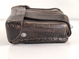 Patronentasche zum K98 Wehrmacht ( für 6 Ladestreifen) Ungeschwärztes Stück, datiert 1938