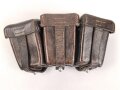 Patronentasche zum K98 Wehrmacht ( für 6 Ladestreifen) Ungeschwärztes Stück, datiert 1938