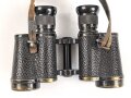 Dienstglas 6 x 30 Wehrmacht. Frühes Stück von Spindler & Hoyer Göttingen, mit defektem Trageriemen und Regenschutzdeckel. Klare Durchsicht, deutliche Strichplatte