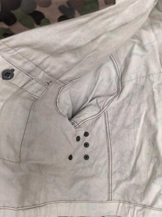Österreich, Tarnjacke Modell 1957, Getragenes Stück