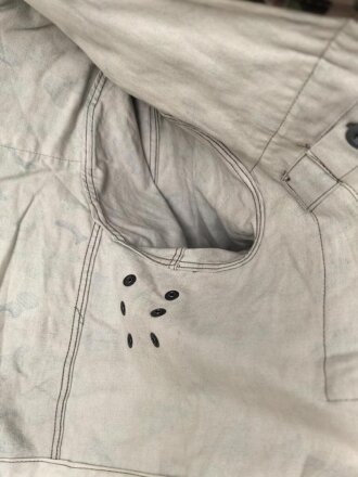 Österreich, Tarnjacke Modell 1957, Getragenes Stück