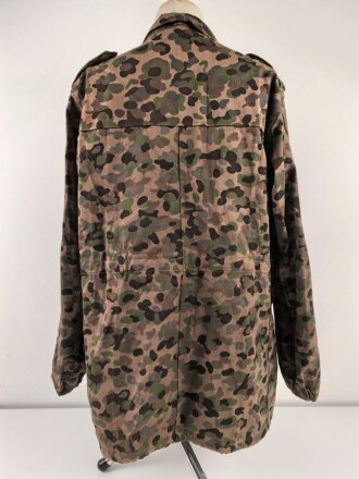 Österreich, Tarnjacke Modell 1957, Getragenes Stück