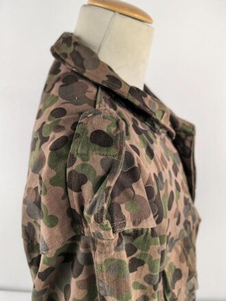 Österreich, Tarnjacke Modell 1957, Getragenes Stück