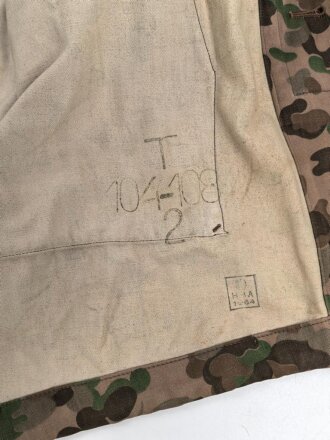 Österreich, Tarnjacke Modell 1957. Getragenes Stück