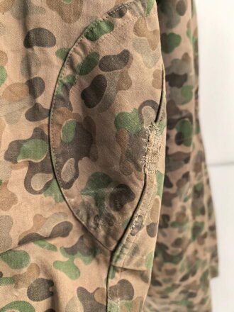 Österreich, Tarnjacke Modell 1957. Getragenes Stück