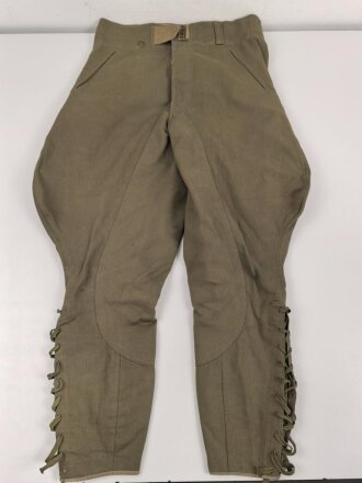 Afrikakorps, Stiefelhose für Angehörige des Heeres Modell 1942. Kammerstück in sehr gutem Zustand