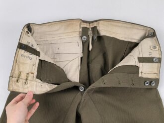 Afrikakorps, Stiefelhose für Angehörige des Heeres Modell 1942. Kammerstück in sehr gutem Zustand