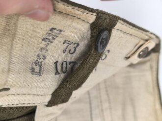 Afrikakorps, Stiefelhose für Angehörige des Heeres Modell 1942. Kammerstück in sehr gutem Zustand