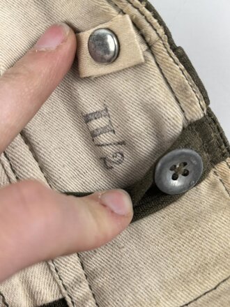 Afrikakorps, Stiefelhose für Angehörige des Heeres Modell 1942. Kammerstück in sehr gutem Zustand