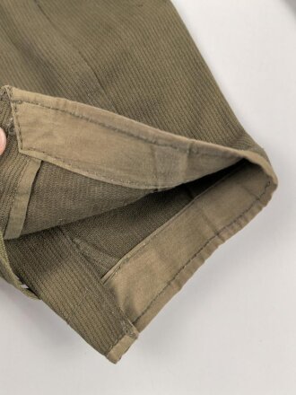 Afrikakorps, Stiefelhose für Angehörige des Heeres Modell 1942. Kammerstück in sehr gutem Zustand