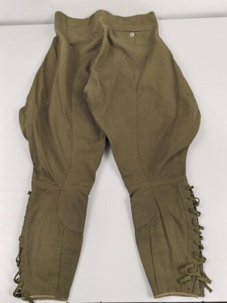 Afrikakorps, Stiefelhose für Angehörige des Heeres Modell 1942. Kammerstück in sehr gutem Zustand
