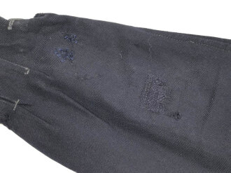 Kriegsmarine, blaues Hemd für Mannschaften. Stärker getragenes Stück