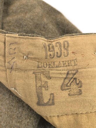 Reichsarbeitsdienst, gerade Hose für Mannschaften. Guter Zustand, datiert 1939