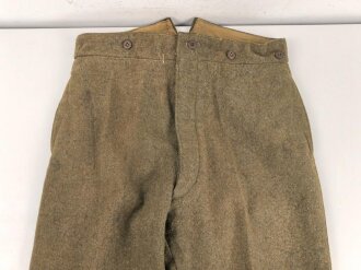 Reichsarbeitsdienst, gerade Hose für Mannschaften. Guter Zustand, datiert 1939