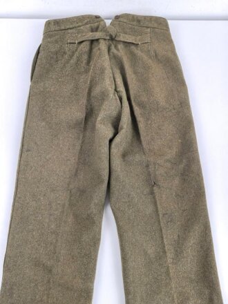 Reichsarbeitsdienst, gerade Hose für Mannschaften. Guter Zustand, datiert 1939