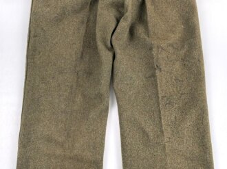 Reichsarbeitsdienst, gerade Hose für Mannschaften. Guter Zustand, datiert 1939