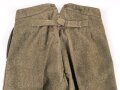 Reichsarbeitsdienst, gerade Hose für Mannschaften. Guter Zustand, datiert 1939